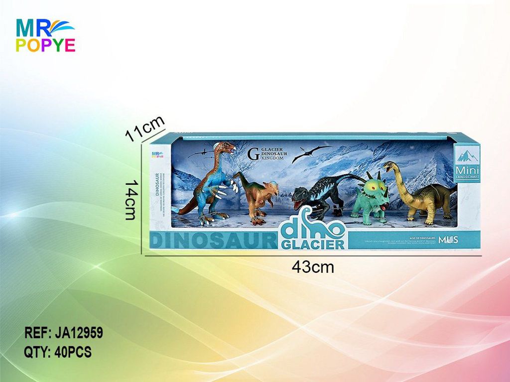 Cenário de Dinossauros Glaciar (Modelo 1)