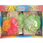 Squishy Pata de Gato Arco-Íris com Brilhantes