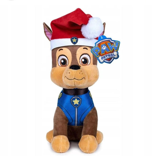 Peluche Chase de Natal da Patrulha Pata 27 cm