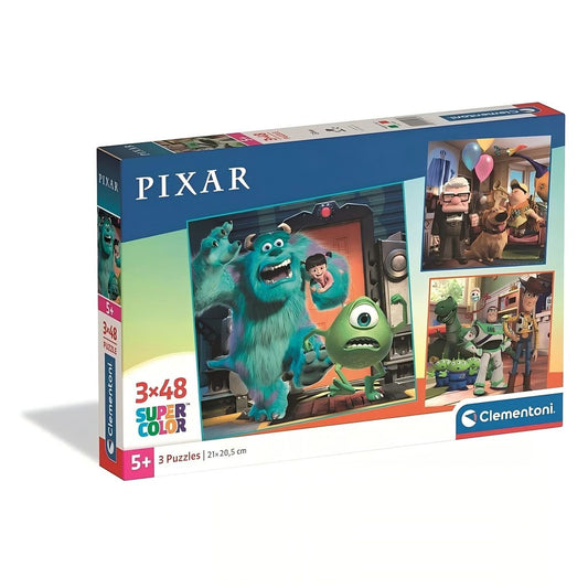 Jogo Clementoni puzzle 3x48 pçs Disney Pixar