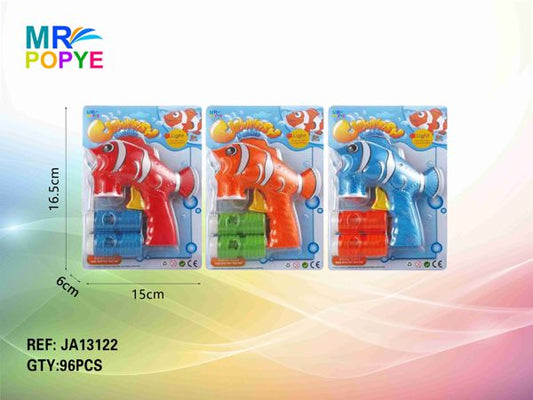 Pistola Automática de Bolhas de Sabão Peixe