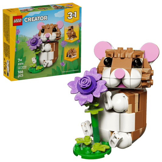 LEGO - LEGO Creator - Cute Hamster with a Flower (31376)