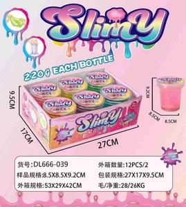 Slime Transparente com Purpurina 220 g