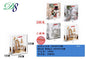Pack 12 Sacos de Presente de Natal Boneco de Neve e Prateado 26 x 32 x 10 Cm