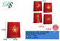 Pack 12 Sacos de Presente de Natal Sinos e Renas Douradas 26 x 32 x 10 Cm
