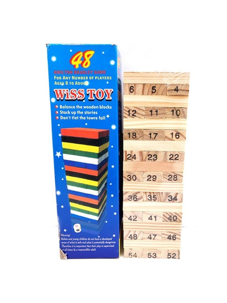 Jogo de Mesa - Torre de Blocos 24 cm (Modelo 1)