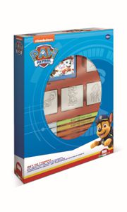 Conjunto 7 Canetas de Feltro Laváveis Tema Patrulha Pata