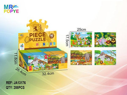 Puzzle Animais da Selva 24 peças