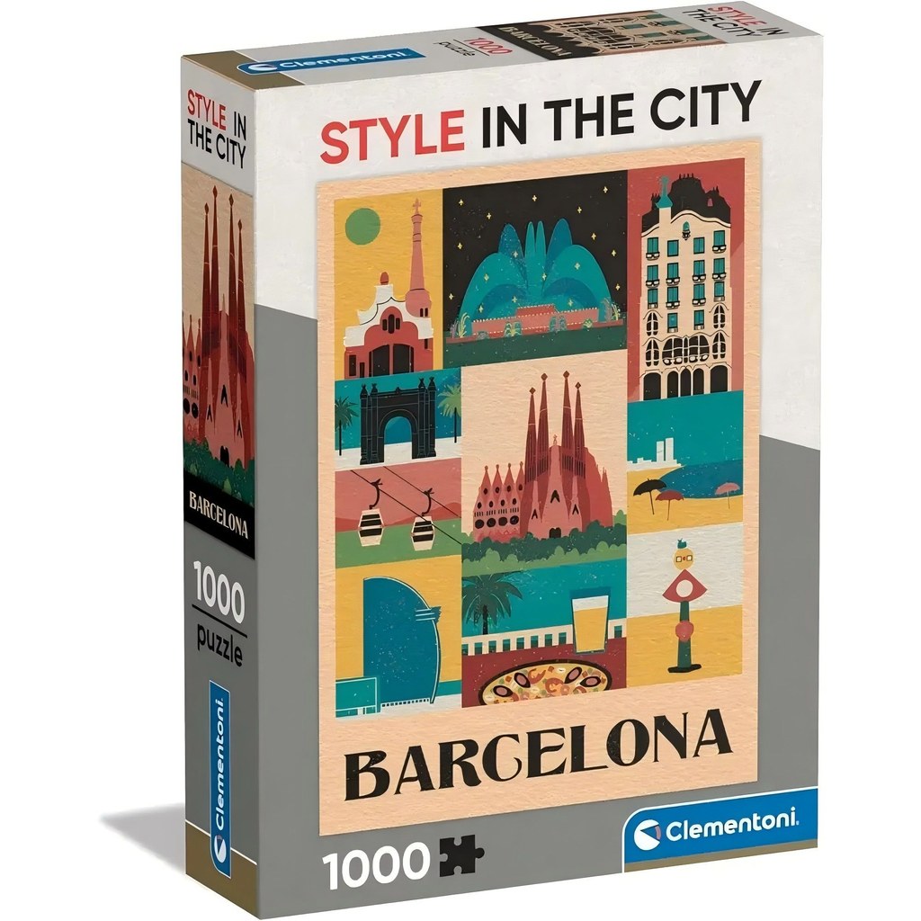 Jogo Clementoni Puzzle 1000 pçs Barcelona