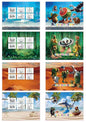 Livro para Colorir Paisagens com Animais (Modelos Sortidos)