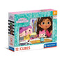 Puzzle Clementoni Gabby's Dollhouse 12 Cubos