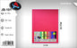 Pack 24 Cartolinas com Purpurina A4 Vermelho