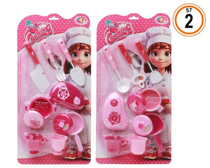 Conjunto de Panelas Cooking Rosa 42 x 21 Cm