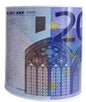 Mealheiro de Metal Notas de Euro 13 x 15 cm - Nota de 20 €