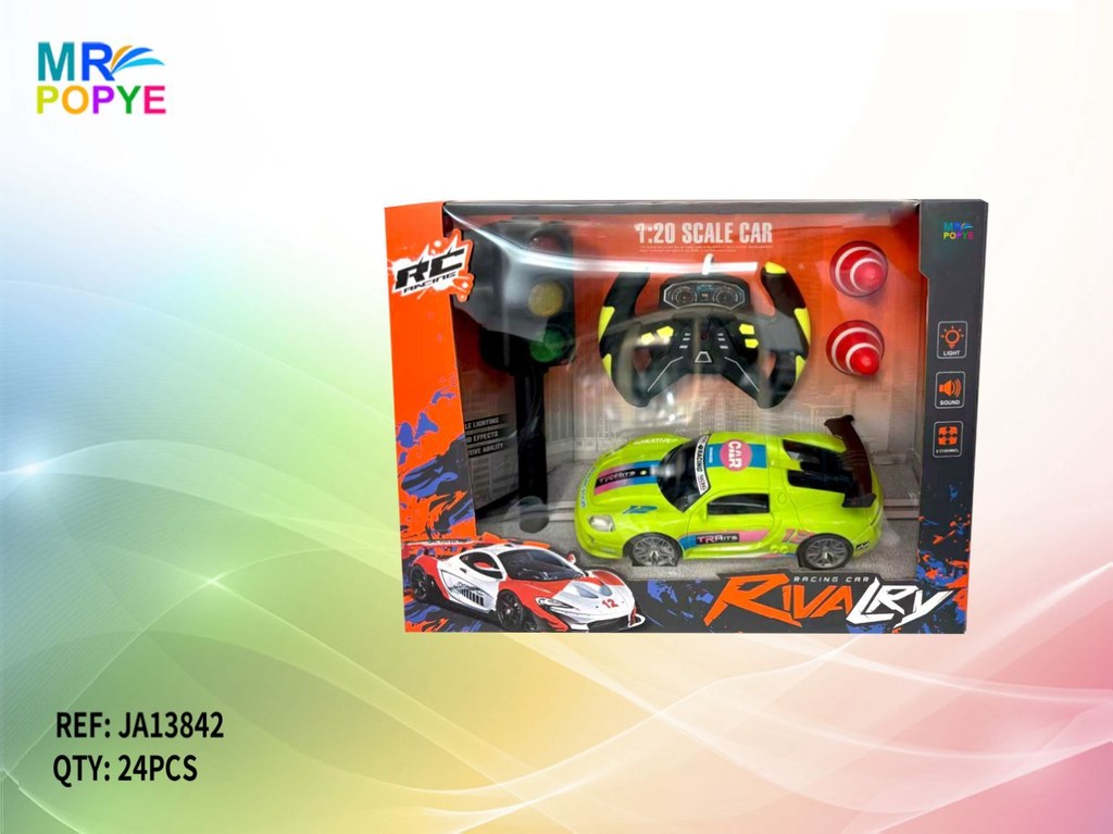 Carro Telecomandado 1:22 4 Canais com Semáforo (Modelo 1)
