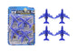 Blister de Aviões Azuis 32 x 21 Cm 4 Peças