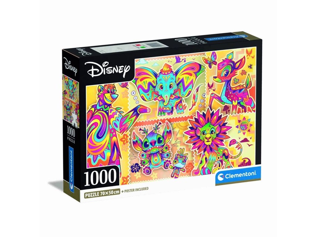 Jogo Clementoni Puzzle 1000 pçs Disney Classics