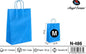 Pack 25 Sacos de Papel Azul-Claro M 27 x 37 x 12 Cm
