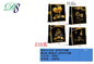 Pack 12 Sacos de Presente Feliz Cumpleaños Preto e Dourado 26 x 32 x 10 Cm