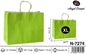 Pack 12 Sacos de Papel Horizontais Verde-Lima XL 40 x 35,5 x 25,5 Cm