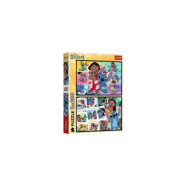 Puzzle Trefl - Stitch 2 x 200 peças