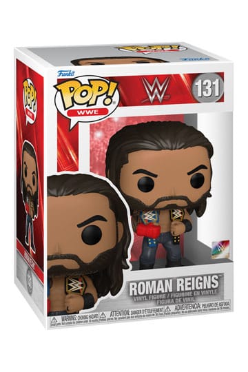 WWE POP! Vinyl Figure Roman Reigns w/Belts 9 cm