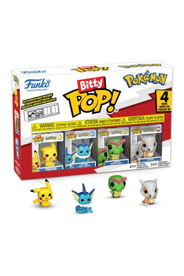 Pokémon Bitty POP! Vinyl Figure 4-Pack Series 1 2 cm