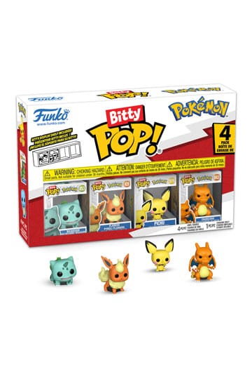 Funko Bitty POP! Pokémon – Pack de 4 (Série 3)