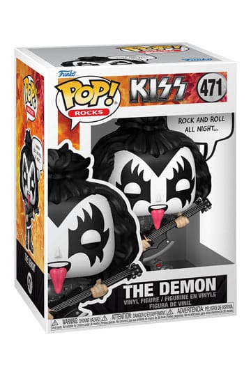 KISS POP! Sayings Vinyl Figure The Demon(R&R All Night) 9 cm