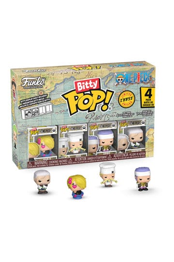 One Piece Bitty POP! Vinyl Figure 4-Pack Sanji 2,5 cm 1