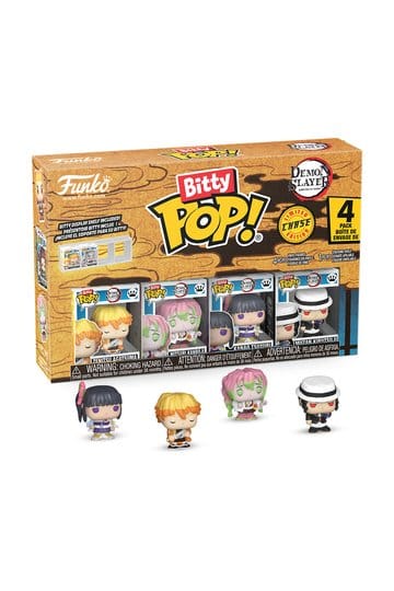 Demon Slayer: Kimetsu no Yaiba Bitty POP! Vinyl Figure 4-Pack Inosuke 2,5 cm 1