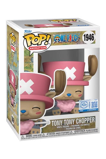 One Piece POP! Animation Vinyl Figure Tony Tony Chopper with Cotton Candy heo Exclusive 9 cm