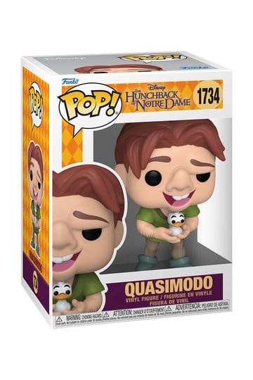 The Hunchback of Notre Dame POP! Vinyl Figure Quasimodo with Bird 9 cm 3
