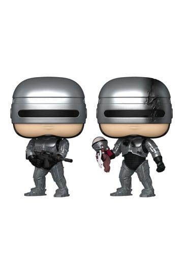 Robocop POP! Movies Vinyl Figures Robocop (Metallic) with Chase 9 cm Assortment (6)