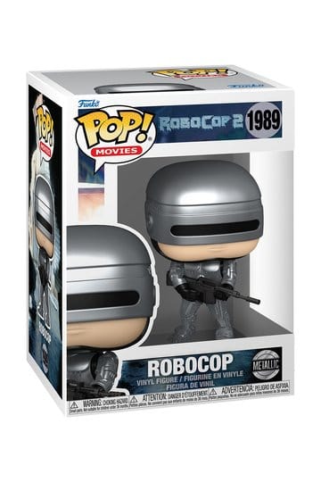 Robocop POP! Movies Vinyl Figures Robocop (Metallic) with Chase 9 cm Assortment (6)