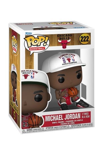 NBA Legends POP! Sports Vinyl Figure Chicago Bulls: Michael Jordan 3 Times in a Row 9 cm