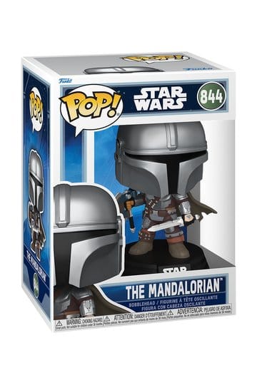 Star Wars: The Mandalorian and Grogu POP! Vinyl Figure The Mandalorian (Dual Wield) 9 cm
