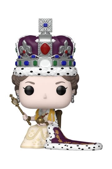 Funko POP! Premium – Rainha Isabel II na Coroação (100.º Aniversário)