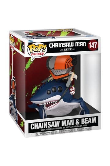 Chainsaw Man POP! Rides Deluxe Vinyl Figure CSM & Beam 15 cm 3