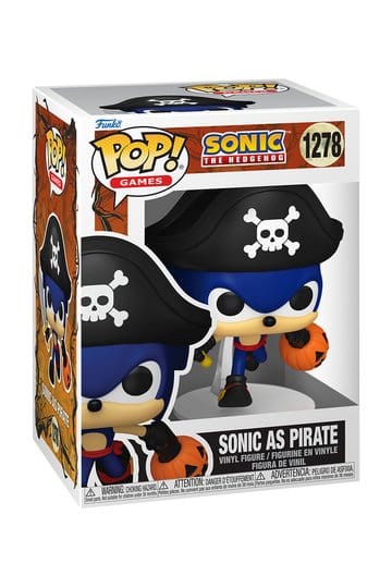 Sonic the Hedgehog POP! Games Vinyl Figure Pirate Sonic 9 cm