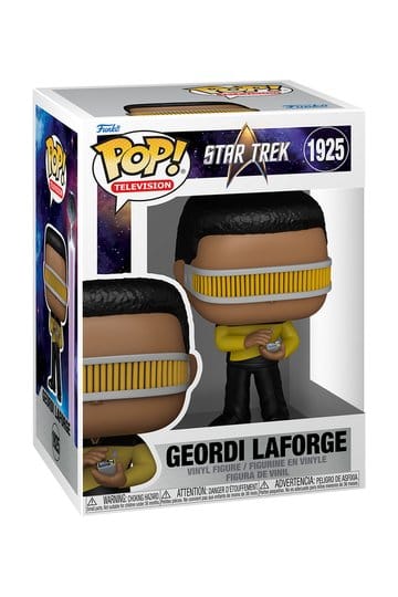 Star Trek TNG POP! Television Vinyl Figure Geordi La Forge 9 cm