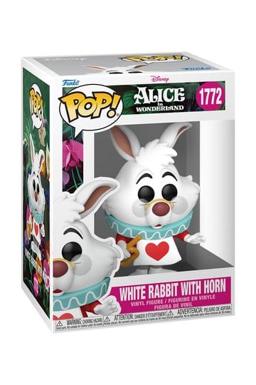 Alice in Wonderland POP! Vinyl Figure White Rabbit with Horn 9 cm