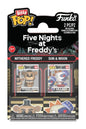 Five Nights at Freddy's Bitty POP! Vinyl Figure 2-Pack Withered Freddy & Sun & Moon 2 cm