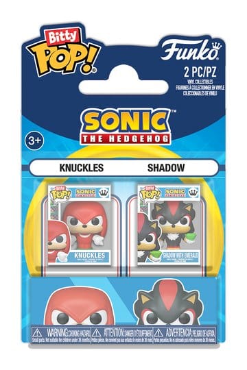 Funko Bitty POP! Sonic – Pack de 2 Knuckles e Shadow