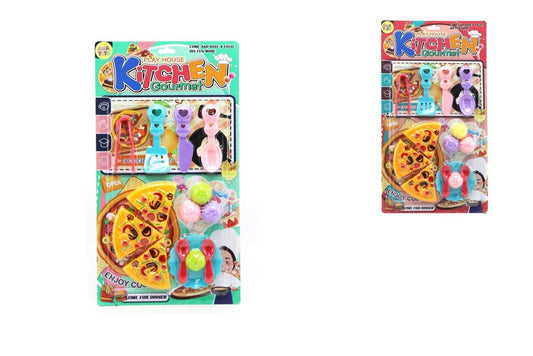 Conjunto Pizza com Utensílios 39 x 21 Cm