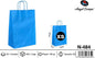 Pack 24 Sacos de Papel Azul-Claro XS 18 x 23 x 8 Cm