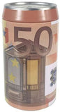 Mealheiro Lata Notas de Euro 8,5 x 16 cm - Nota de 50 €