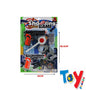 Conjunto de Polícia Shooting Game com 2 Pistolas 38,5 x 26 Cm