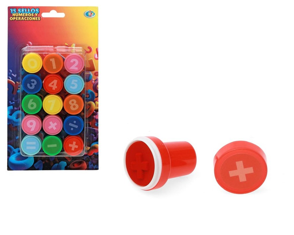 Set de 15 Carimbos Números e Operações