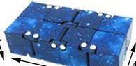 Cubo Infinito Estampado - Galáxia Azul